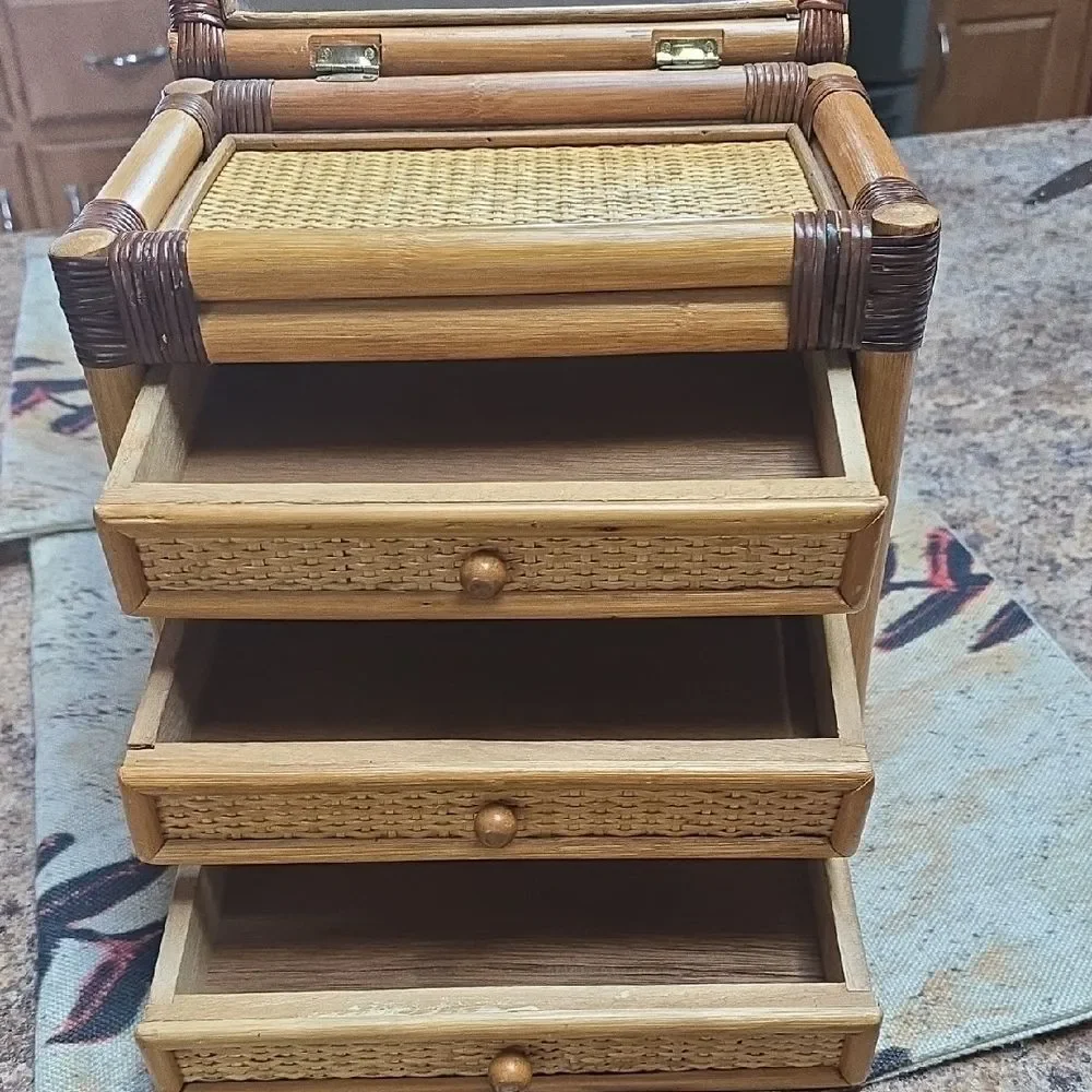 Bamboo vintage woven